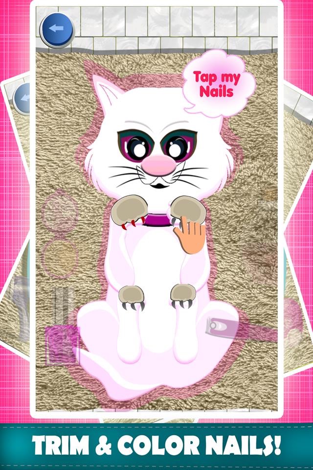 Pet Kitty Care Wash & Dressup screenshot 3