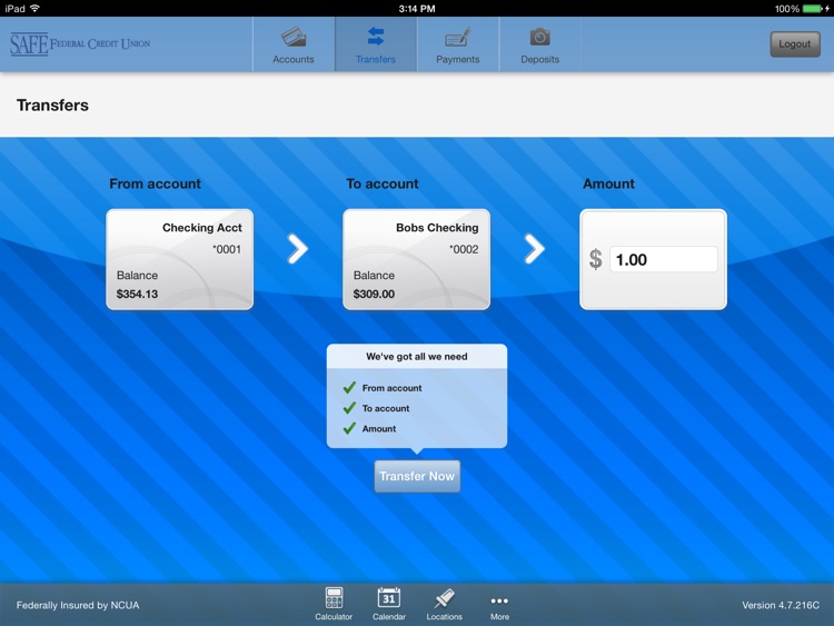 SAFENET TABLET BANKING screenshot-3