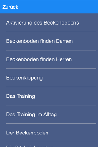 Beckenboden Audio Training screenshot 4
