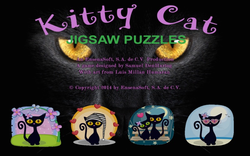 Kitty Cat Jigsaw Puzzles thumbnail 1