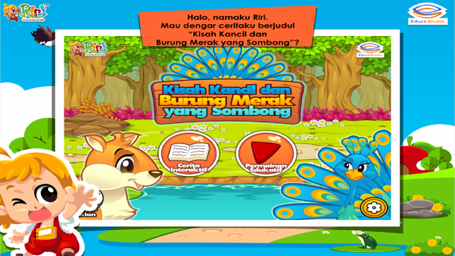 Kisah Kancil Dan Merak Cerita Anak Interaktif On The App Store