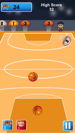 籃球3點籃球 - Basketball 3 Point Hoops(圖3)-速報App