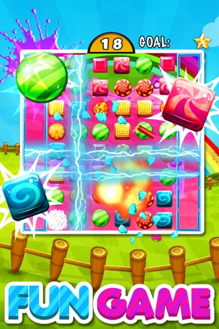 ``` A Candy Fable ``` - Puzzle match-3 adventure in juicy fruit land free screenshot 4