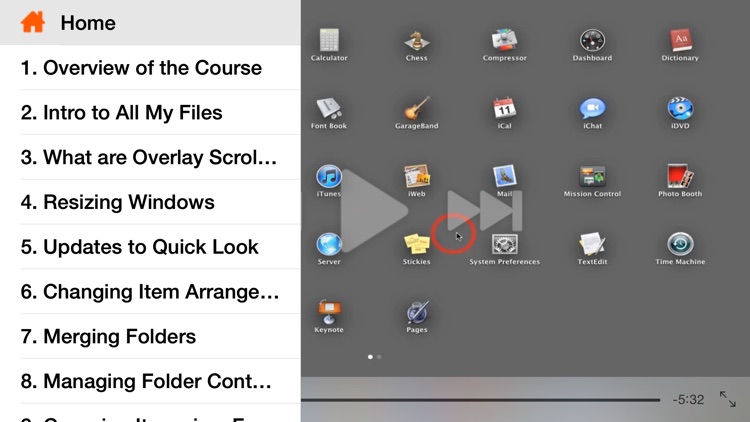 Course For Mac OS X 10.7 101 - Core Lion