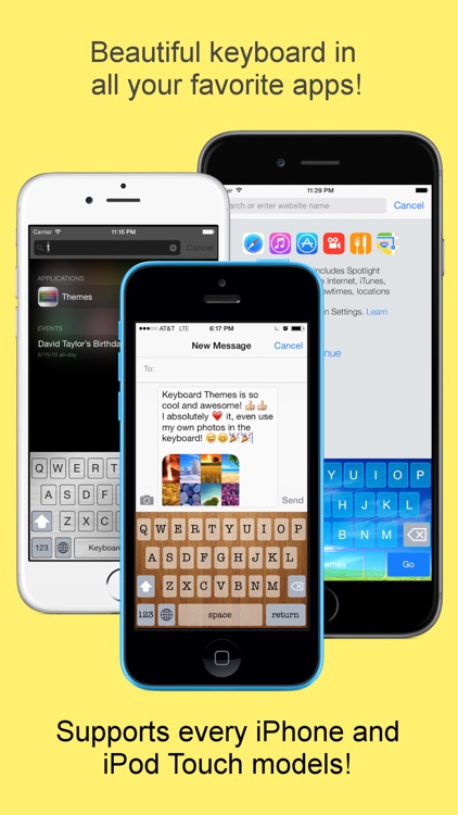 Cool Color Keyboards and Key Themes for iPhone and iPad