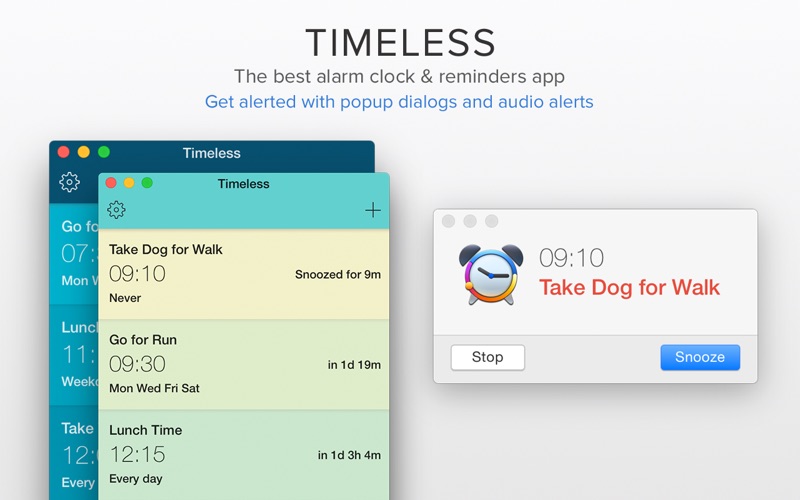 Timeless 1.9 Mac 破解版 – 好用漂亮的闹钟和提醒工具