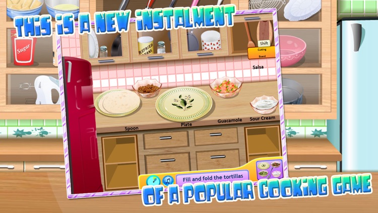 Girls cooking game-burritos screenshot-3