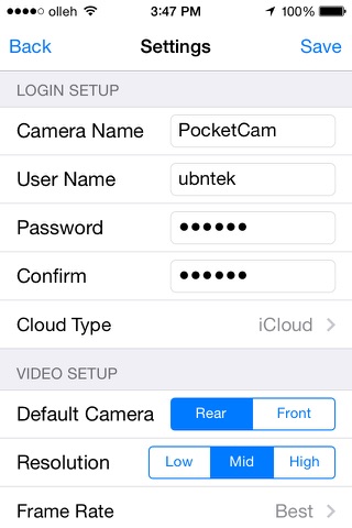 uPocketCam - 2 Way & Cloud screenshot 3