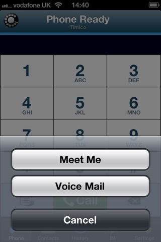 Timico VoIP screenshot 3