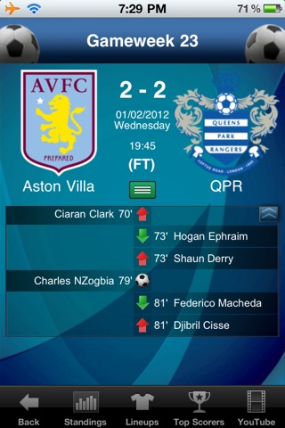 Premier League Football Pro screenshot 2