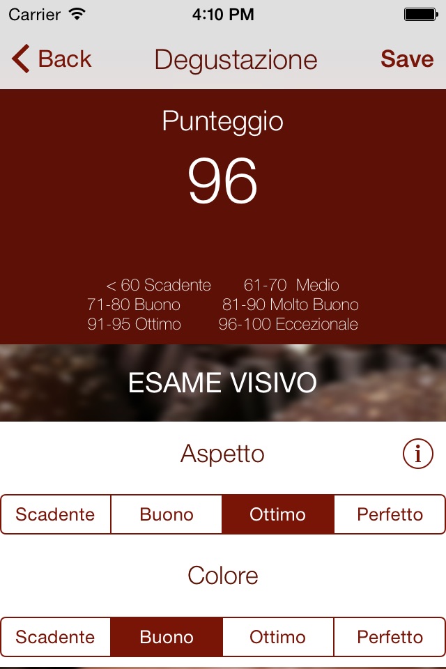 Degusta Cioccolato screenshot 3