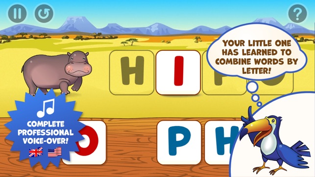 ‎Zoo Playground - Educational games with animated animals for kids Screenshot