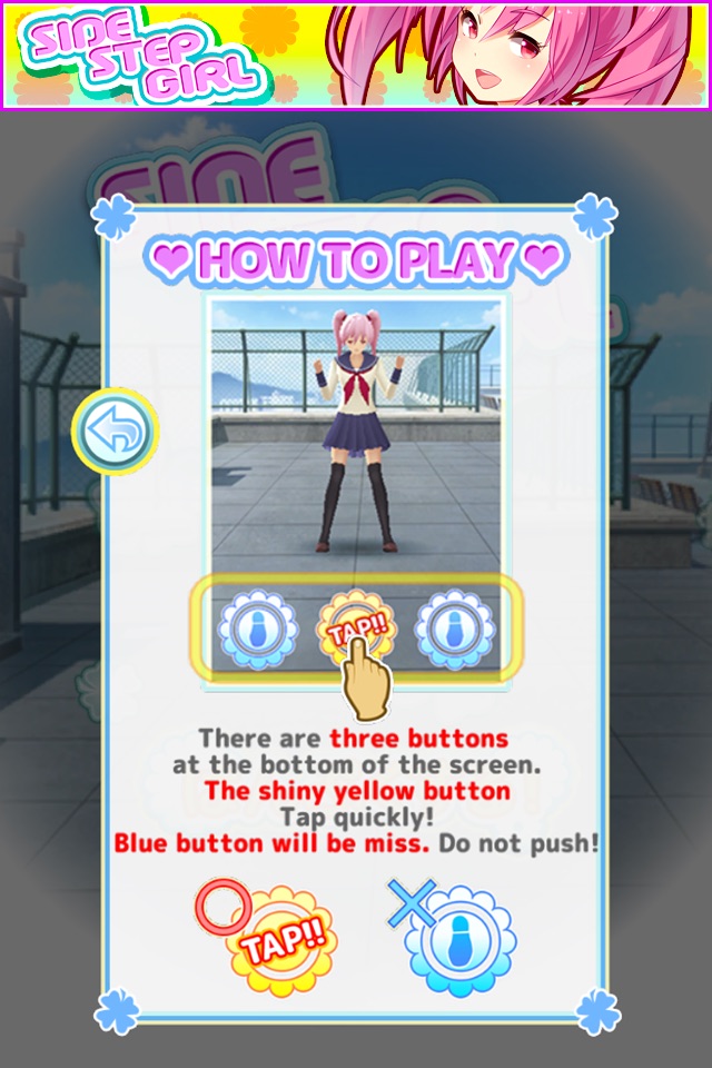 SIDE STEP GIRL - Free Anime Game - screenshot 3