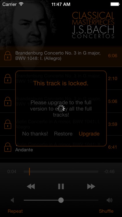 Bach: Concertos screenshot-3