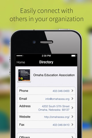 Omaha Education Association screenshot 2