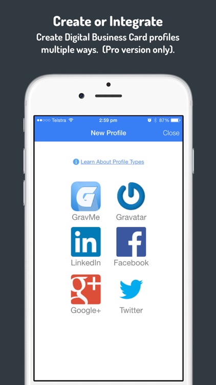GravMe Pro - Electronic Business Card App screenshot-4