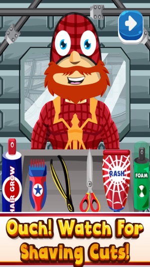 Superhero Shave Salon Adventure - Free Comic Games For Kids(圖4)-速報App