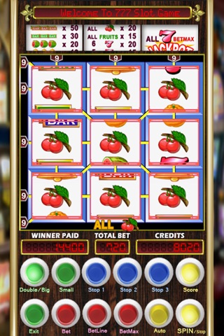 777 Fruit Slot Machine screenshot 3