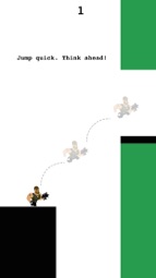 Amazing Hero Jumper - Shooting Platformer Indie Game of Color Tiles Captura de tela 1