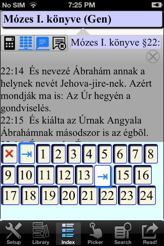 Biblia (Hungarian Bible) screenshot 2