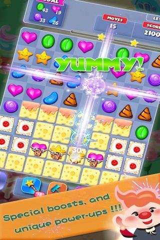 Chocolate Crush - 3 match puzzle splash burst game screenshot 3