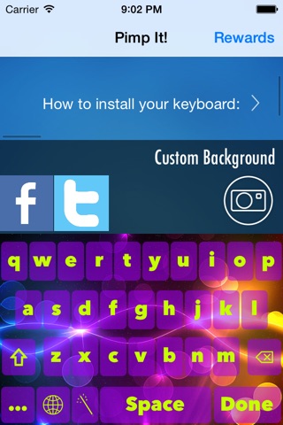 My Free Keyboard - Customize Your Keyboard for iOS 8 screenshot 2