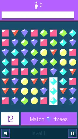 Game screenshot Flat Jewels Match 3 hack