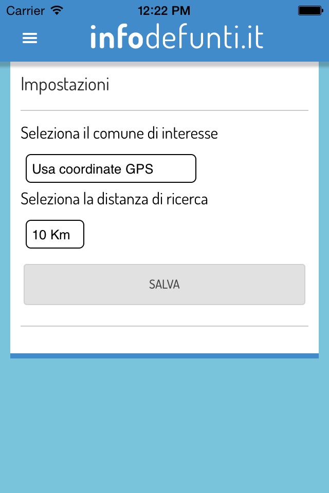 infodefunti screenshot 3