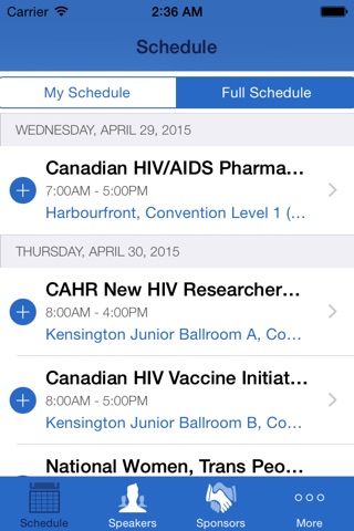 CAHR Conference 2015 screenshot 2