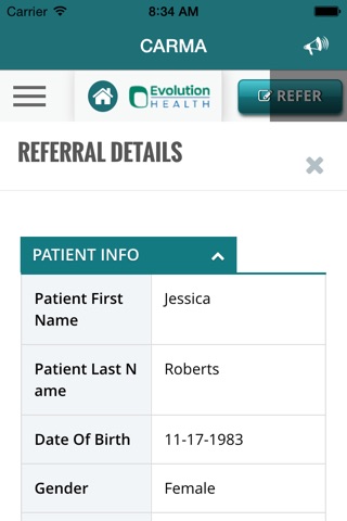 CARMA: Consult & Referral Mgmt screenshot 2