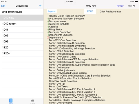 Taxsoftware.com for iPad 2014 screenshot 4