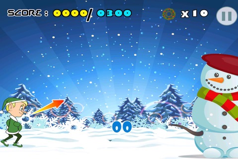A Frozen Snowman Ring Toss - Fun Christmas Throwing Challenge- Pro screenshot 2