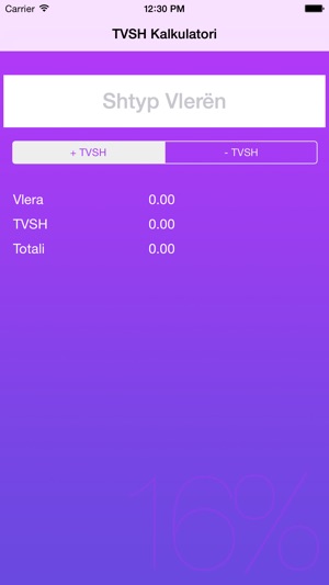 TVSH kalkulatori për Kosovë (16%)(圖1)-速報App