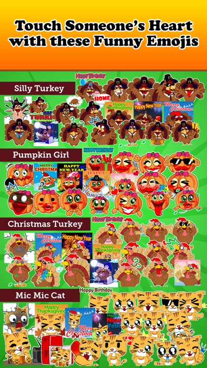 Emoji Kingdom - Christmas Turkey Emoticons screenshot-4