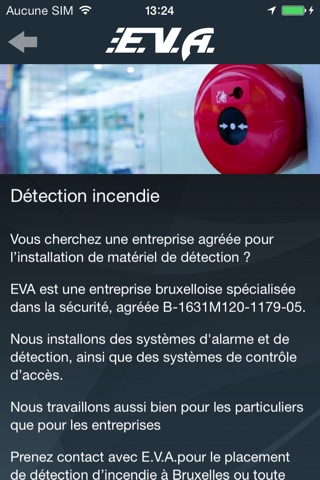 E.V.A. Security Systems screenshot 4