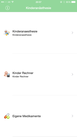 Kinder Anästhesie XS