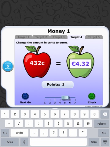 Numeracy Warm Up - Money 1 (Euro) screenshot 4