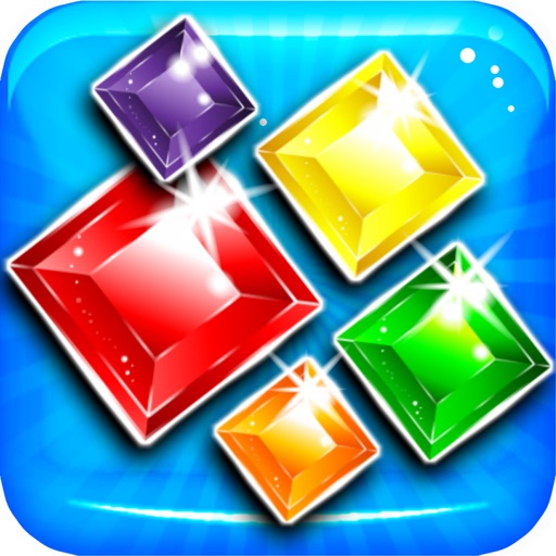 Jewel's Crack - diamond match-3 game and kids digger's mania hd free Icon