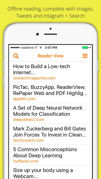 ReaderView Readable Web Pages