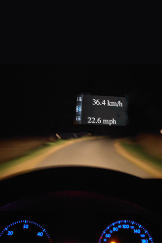 GPS speedo – Speedometer - Head Up Display -  HUD screenshot 2