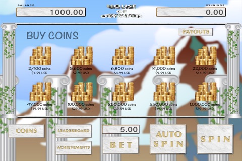 House of Fun Olympus Heart Diamond Play Slots Machines - Deluxe Riches Las Vegas Casino Pro screenshot 4