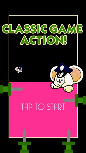 Mappy the Bouncing Mouse - A retro style