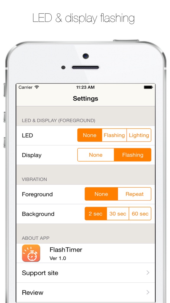 【图】FlashTimer – Quiet notice by light(截图2)