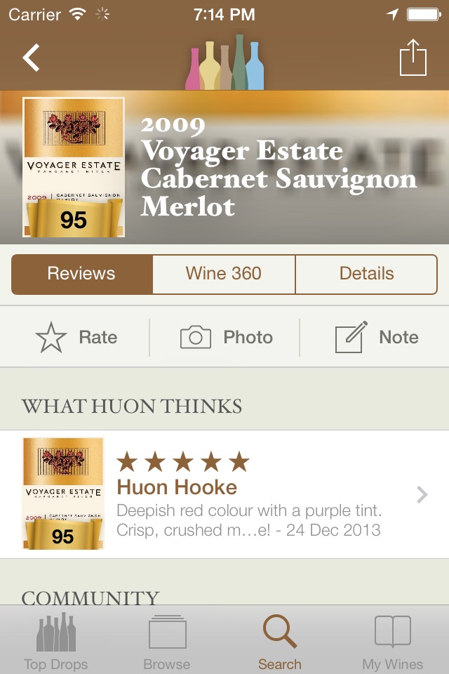 Huon Hooke's Wine Reviews screenshot 3