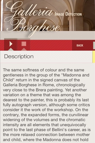 Borghese Gallery ID audio guide screenshot 4