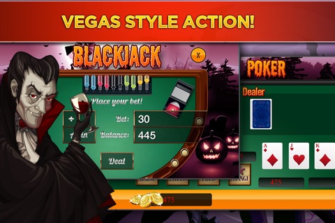 The Halloween Witch Girl's Hot Sexy Slot Casino - Haunted Pumpkin Slots Mania screenshot 4