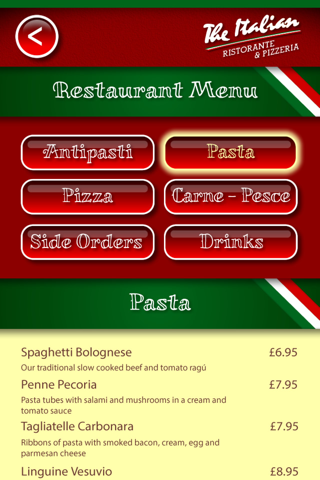 The Italian Restaurant - Romiley screenshot 3