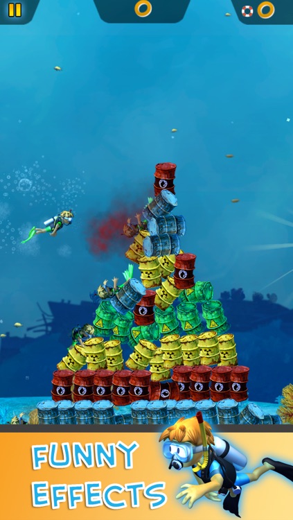 DiveMaster - Underwater Scuba Diver Treasure Race game with sharks and dolphins screenshot-3