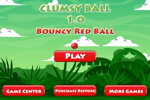 Clumsy Ball 1.0 - Bouncy Red Ball screenshot 2