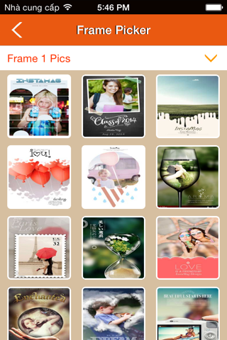 PhotoFrame - Create beautiful effect photo album filter editor screenshot 2